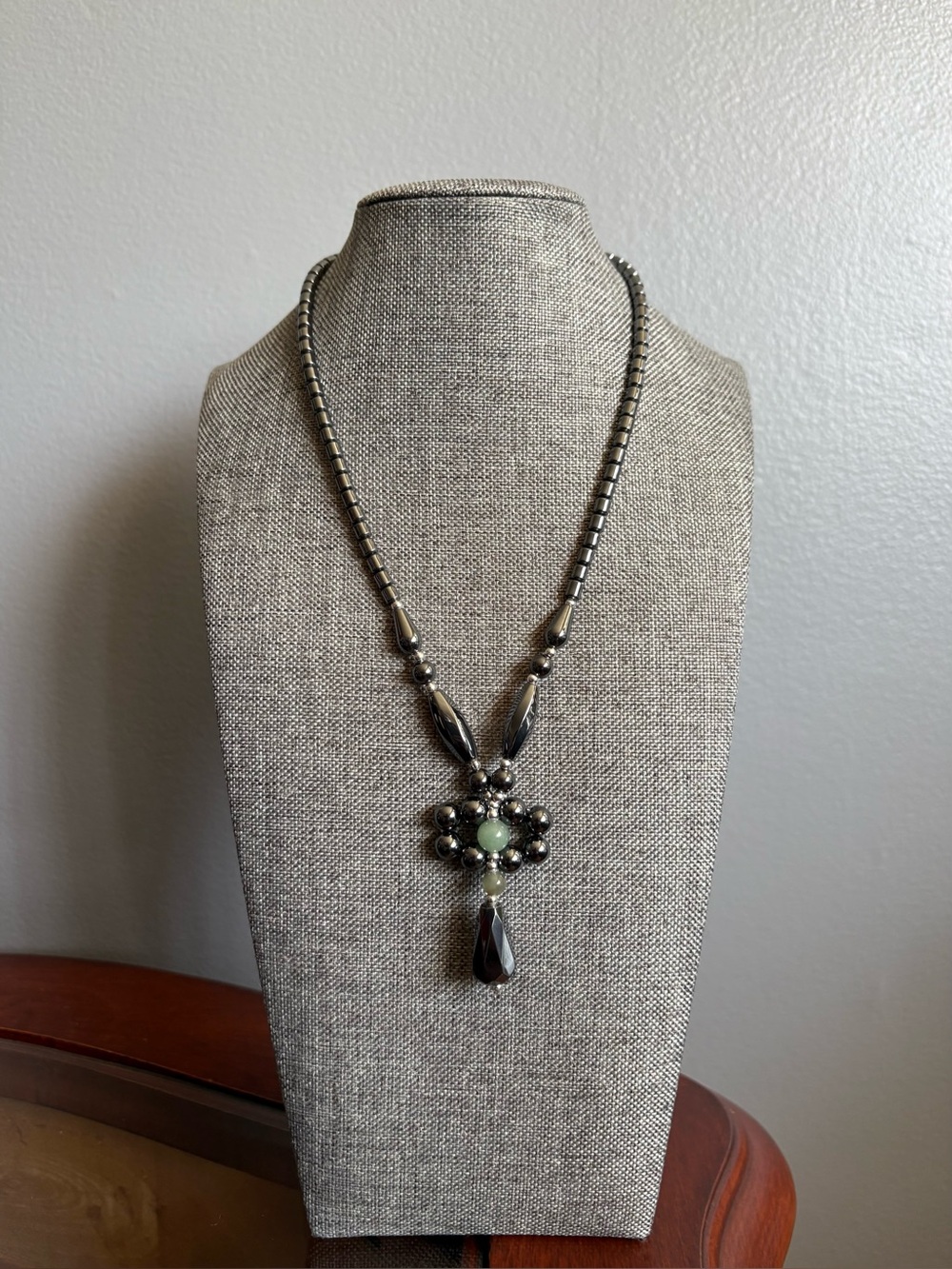 Hematite Pendant Necklace